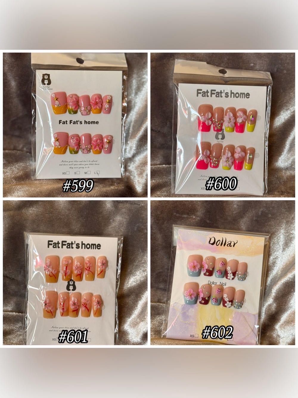 💅#599-602…..See Description✨*Price is for ONE!